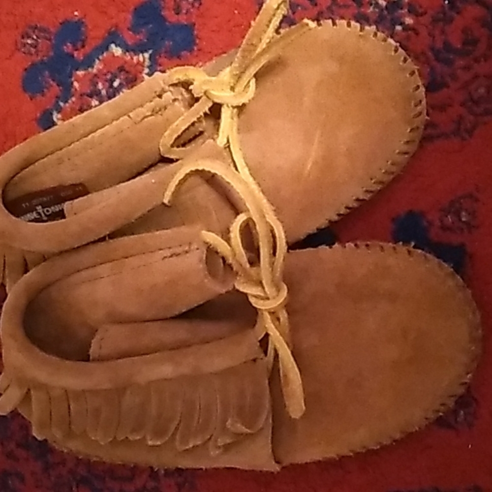 Brown suede  moccasin